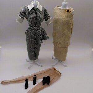 Mattel Barbie as Lucy Ricardo Two Iconic Dresses with hosiery, gloves & shoes